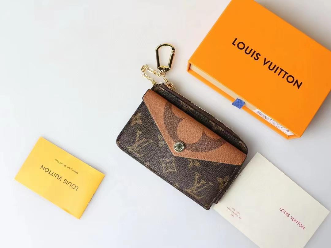 1:1 Replica Louis Vuitton Card Holder Recto Verso Monogram and Monogram Reverse Canvas For Women, Women's Wallets 5.1in/13cm LV - Image 2