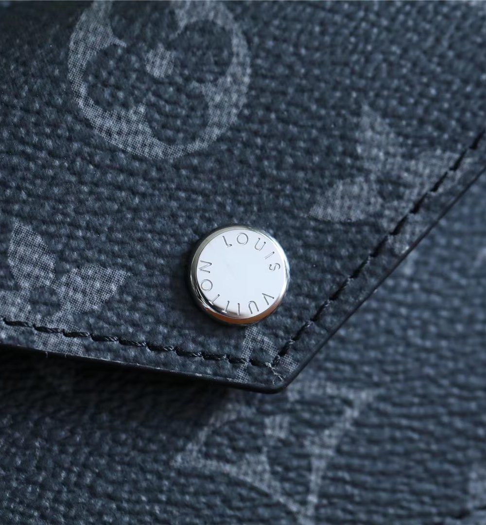 1:1 Replica Louis Vuitton Card Holder Recto Verso Monogram Eclipse For Women, Women's Wallets 5.1in/13cm LV