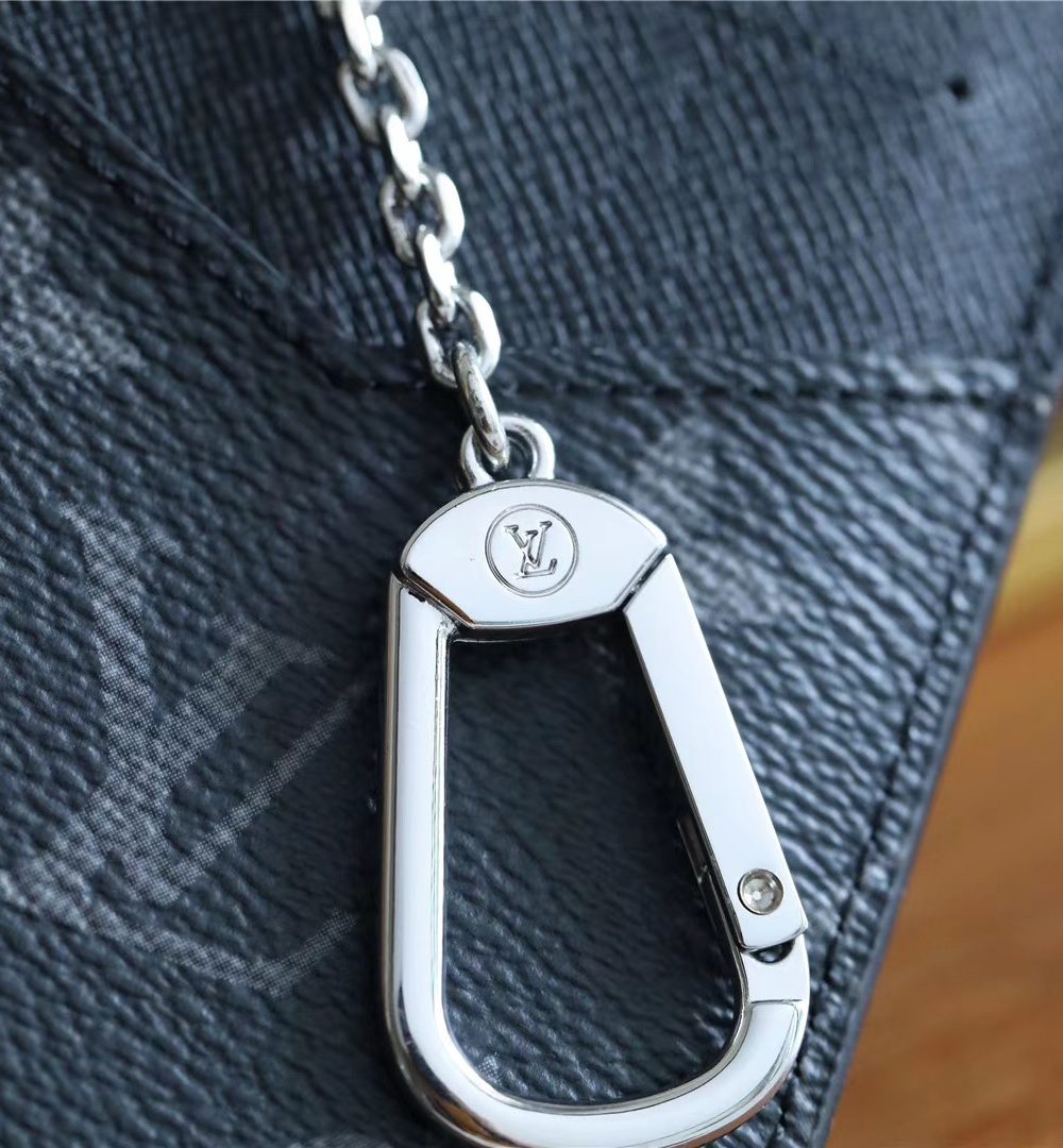 1:1 Replica Louis Vuitton Card Holder Recto Verso Monogram Eclipse For Women, Women's Wallets 5.1in/13cm LV