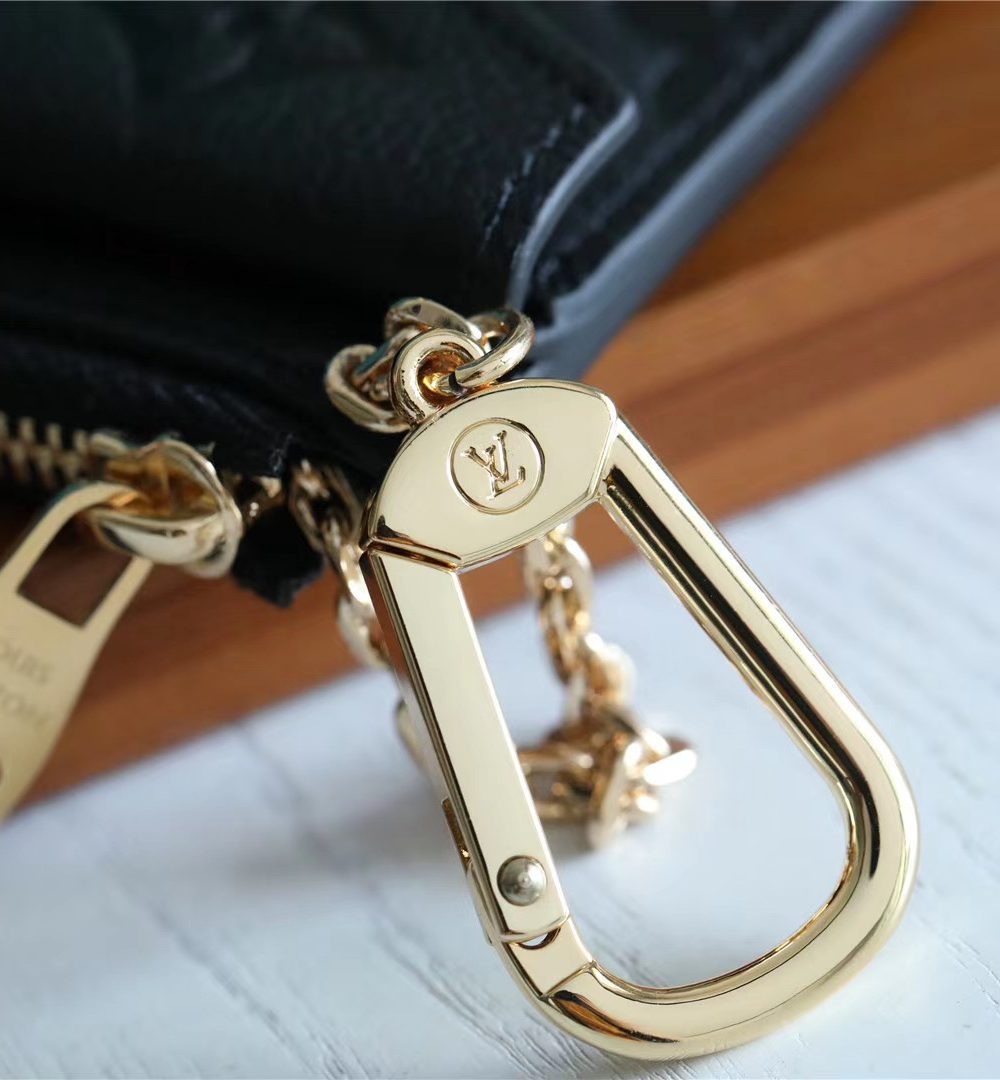 1:1 Replica Louis Vuitton Card Holder Recto Verso Monogram Empreinte Black For Women, Women's Wallets 5.1in/13cm LV M69421