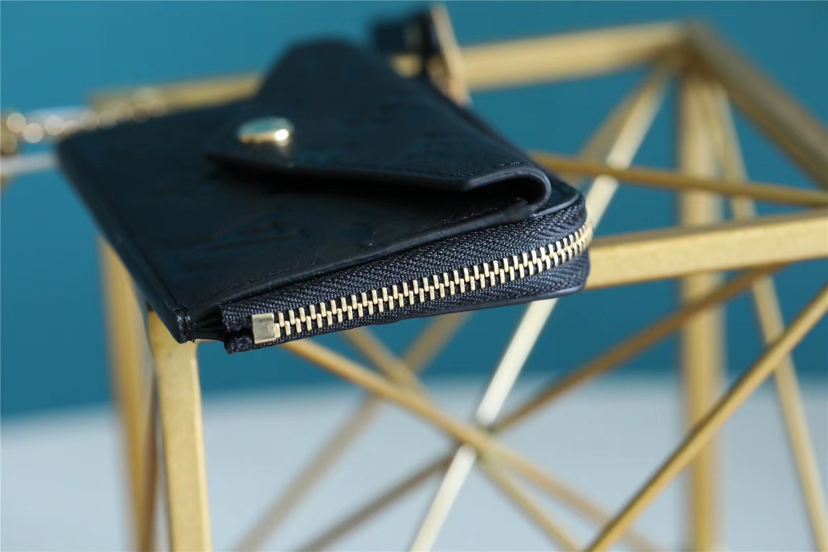 1:1 Replica Louis Vuitton Card Holder Recto Verso Monogram Empreinte Black For Women, Women's Wallets 5.1in/13cm LV M69421 - Image 4