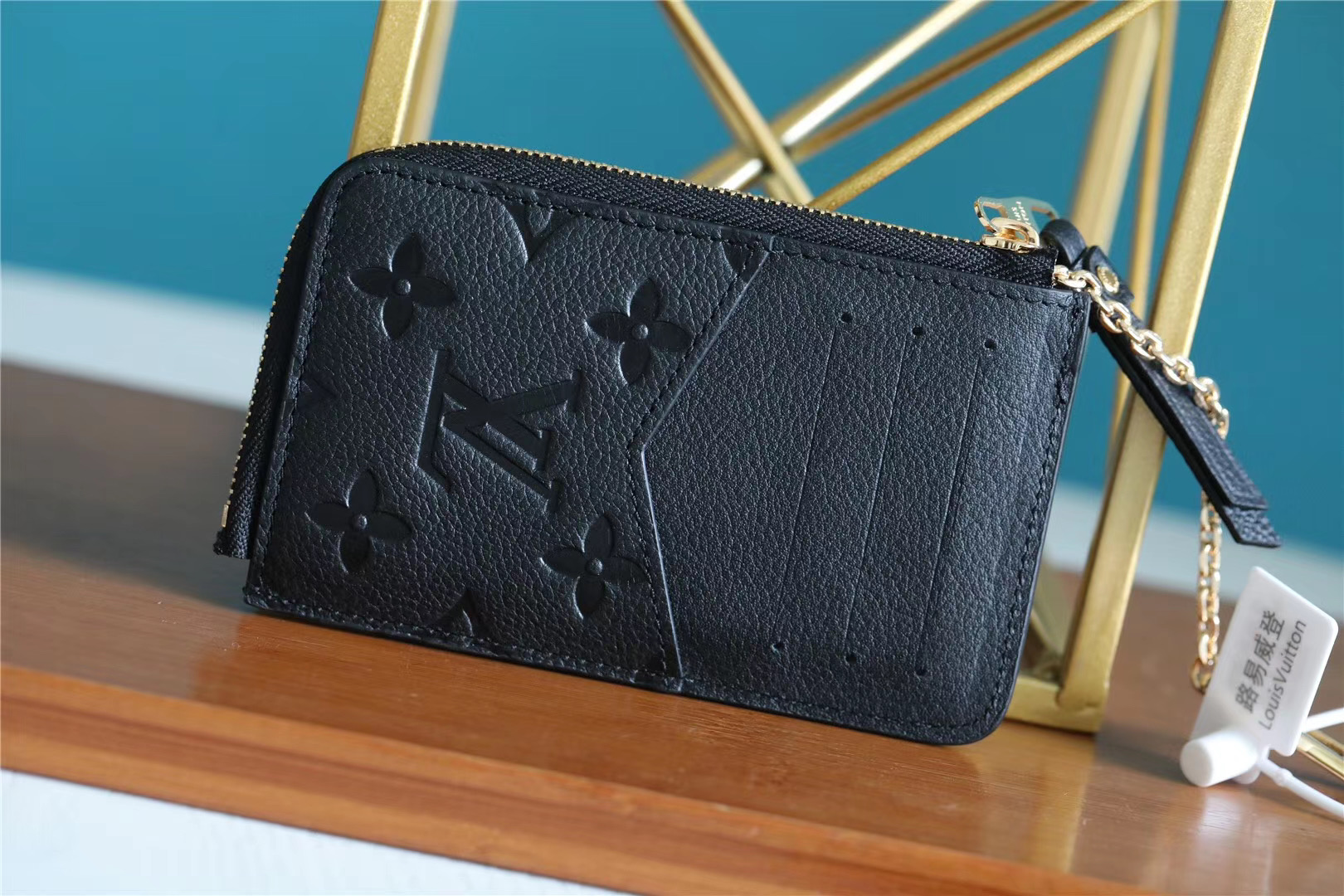 1:1 Replica Louis Vuitton Card Holder Recto Verso Monogram Empreinte Black For Women, Women's Wallets 5.1in/13cm LV M69421 - Image 2