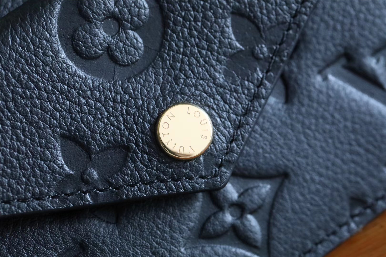 1:1 Replica Louis Vuitton Card Holder Recto Verso Monogram Empreinte Black For Women, Women's Wallets 5.1in/13cm LV M69421 - Image 6