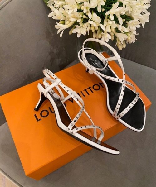 Louis Vuitton Citizen Sandals Calfskin Leather Spring/Summer Collection 1A7RYA White