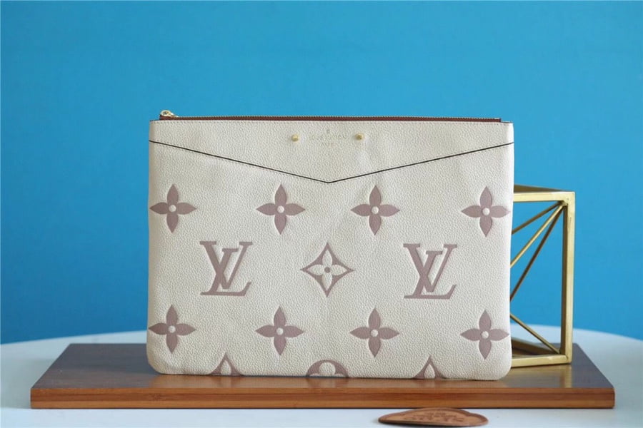 1:1 Replica Louis Vuitton Clea Wallet Monogram Empreinte Black For Women, Women's Wallets 11.7in/29.5cm LV M80174