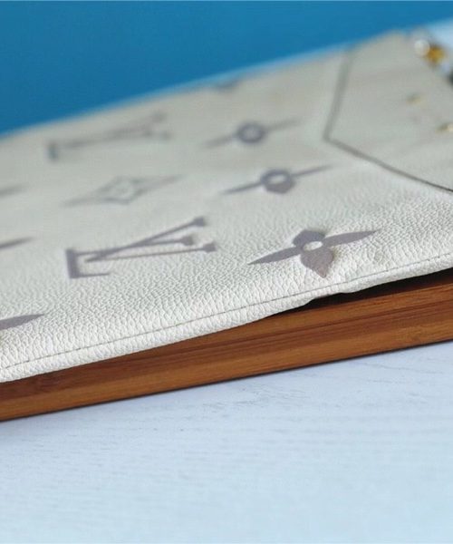 1:1 Replica Louis Vuitton Clea Wallet Monogram Empreinte Black For Women, Women's Wallets 11.7in/29.5cm LV M80174