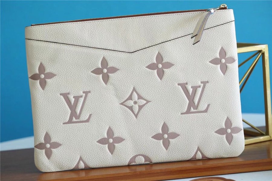 1:1 Replica Louis Vuitton Clea Wallet Monogram Empreinte Black For Women, Women's Wallets 11.7in/29.5cm LV M80174 - Image 3