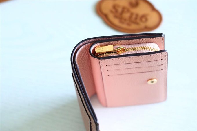 1:1 Replica Louis Vuitton Clea Wallet Monogram Empreinte Light Pink For Women, Women's Wallets 1.3in/11cm LV - Image 3