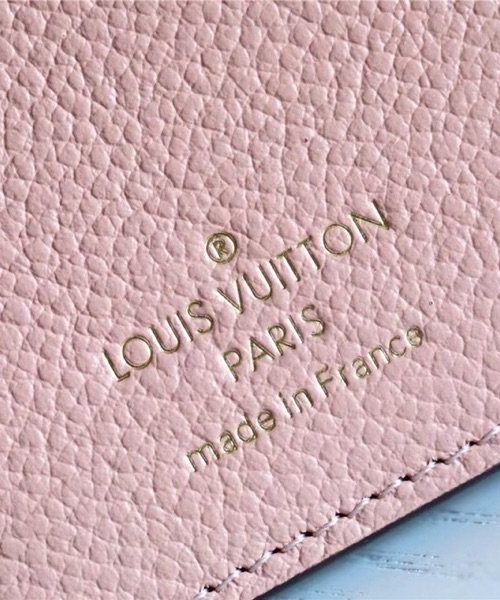 1:1 Replica Louis Vuitton Clea Wallet Monogram Empreinte Light Pink For Women, Women's Wallets 1.3in/11cm LV
