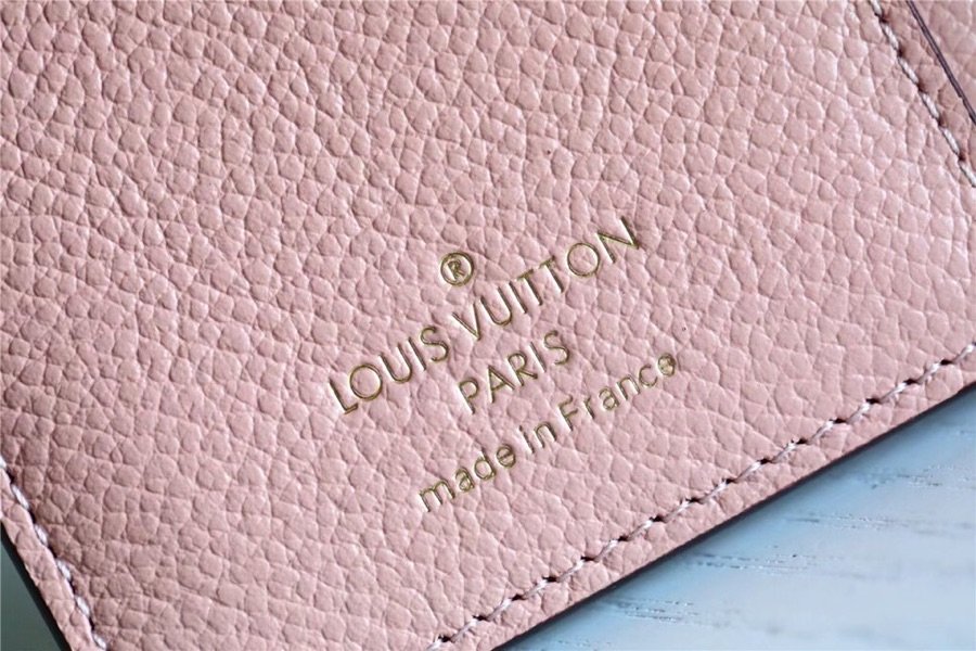 1:1 Replica Louis Vuitton Clea Wallet Monogram Empreinte Light Pink For Women, Women's Wallets 1.3in/11cm LV - Image 7