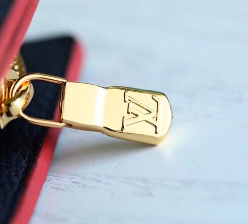 1:1 Replica Louis Vuitton Clea Wallet Monogram Empreinte Navy Blue For Women, Women's Wallets 1.3in/11cm LV