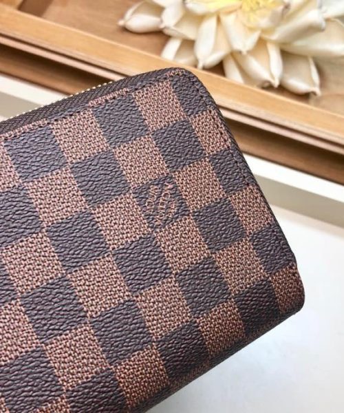 1:1 Replica Louis Vuitton Clemence Wallet Damier Ebene Canvas For Women, Women Wallet LV