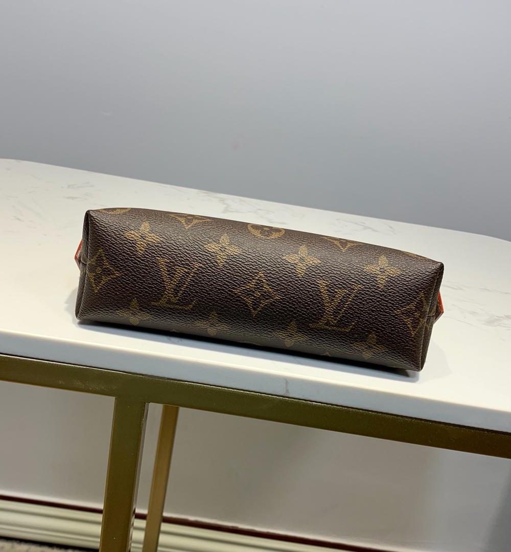 1:1 Replica Louis Vuitton Cosmetic Pouch PM Monogram Canvas For Women, Women's Bags 7.5in/19cm LV M47515