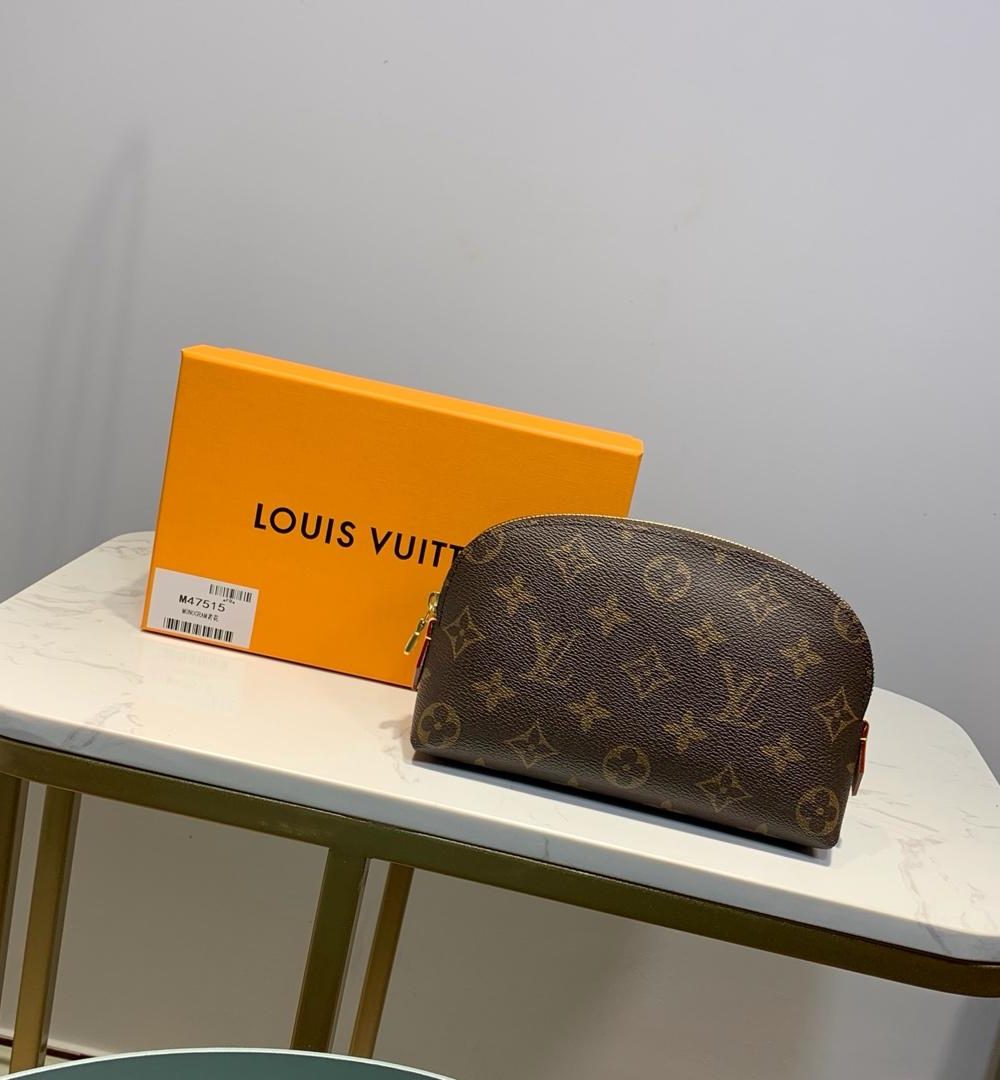1:1 Replica Louis Vuitton Cosmetic Pouch PM Monogram Canvas For Women, Women's Bags 7.5in/19cm LV M47515