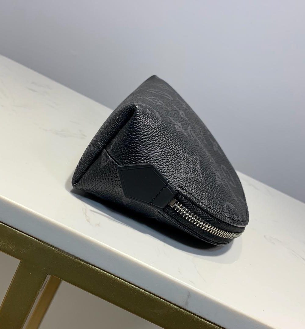 1:1 Replica Louis Vuitton Cosmetic Pouch PM Monogram Eclipse Canvas For Women, Women's Bags 7.5in/19cm LV