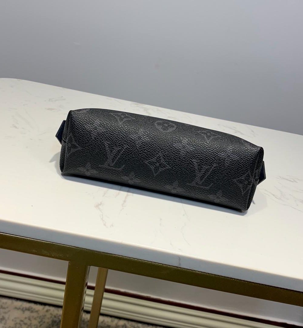 1:1 Replica Louis Vuitton Cosmetic Pouch PM Monogram Eclipse Canvas For Women, Women's Bags 7.5in/19cm LV