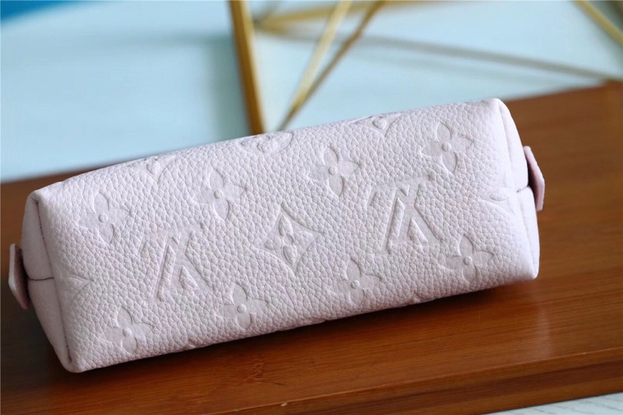 1:1 Replica Louis Vuitton Cosmetic Pouch PM Monogram Empreinte Light Pink For Women, Women's Wallets 7.5in/19cm LV - Image 2