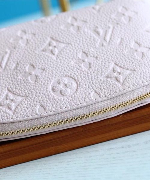 1:1 Replica Louis Vuitton Cosmetic Pouch PM Monogram Empreinte Light Pink For Women, Women's Wallets 7.5in/19cm LV