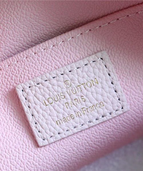 1:1 Replica Louis Vuitton Cosmetic Pouch PM Monogram Empreinte Light Pink For Women, Women's Wallets 7.5in/19cm LV
