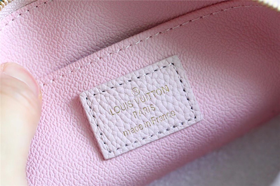 1:1 Replica Louis Vuitton Cosmetic Pouch PM Monogram Empreinte Light Pink For Women, Women's Wallets 7.5in/19cm LV - Image 6