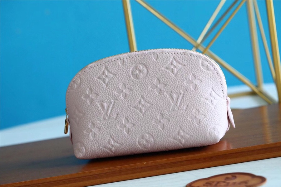 1:1 Replica Louis Vuitton Cosmetic Pouch PM Monogram Empreinte Light Pink For Women, Women's Wallets 7.5in/19cm LV - Image 5