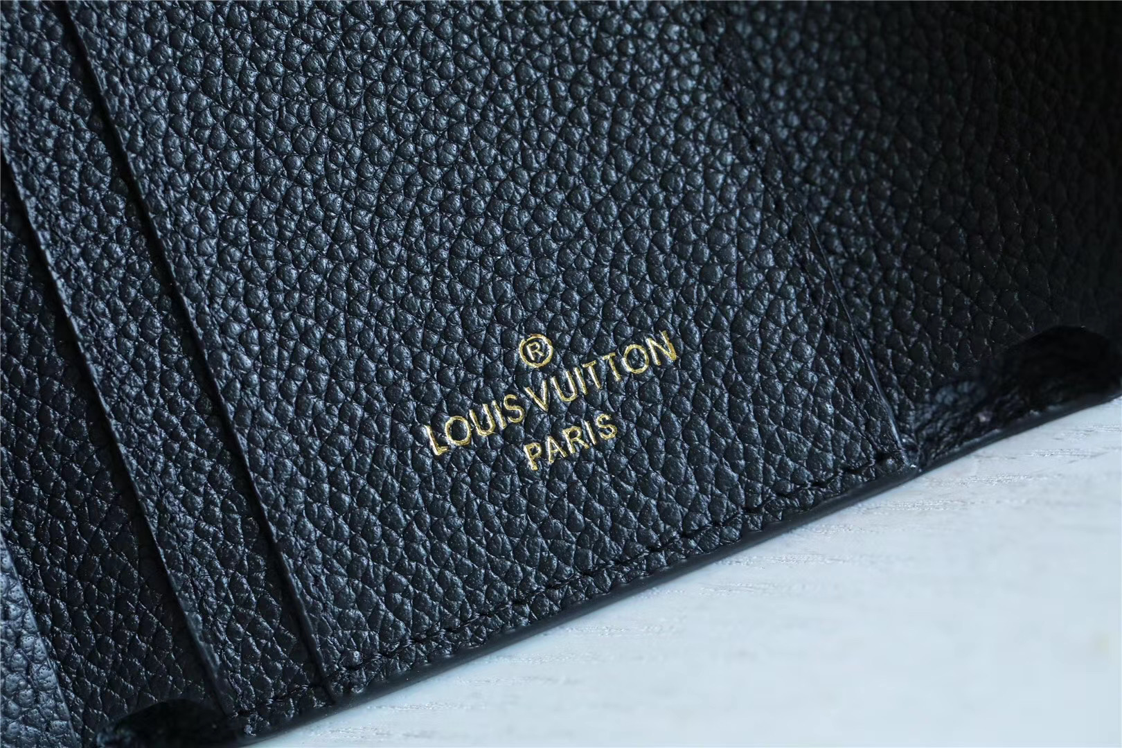 1:1 Replica Louis Vuitton Crafty Zoe Wallet Monogram Empreinte Caramel For Women, Women's Wallets 9.5in/24cm LV - Image 3