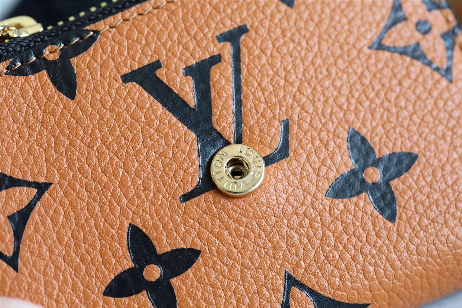 1:1 Replica Louis Vuitton Crafty Zoe Wallet Monogram Empreinte Caramel For Women, Women's Wallets 9.5in/24cm LV - Image 7