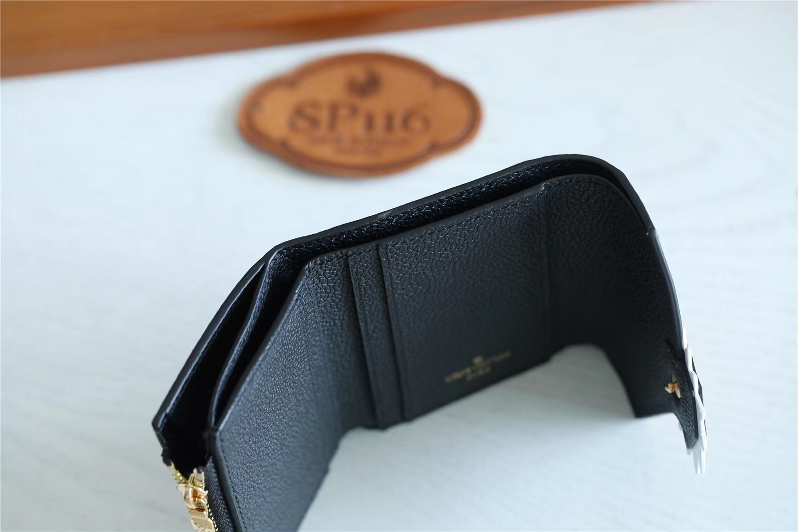 1:1 Replica Louis Vuitton Crafty Zoe Wallet Monogram Empreinte Caramel For Women, Women's Wallets 9.5in/24cm LV - Image 4