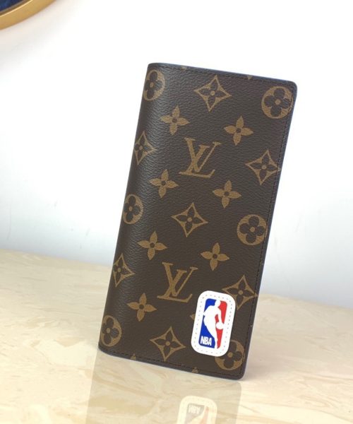 1:1 Replica Louis Vuitton Damier Graphite Wallet 19cm Brown