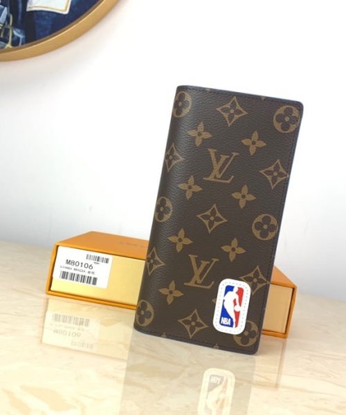 1:1 Replica Louis Vuitton Damier Graphite Wallet 19cm Brown