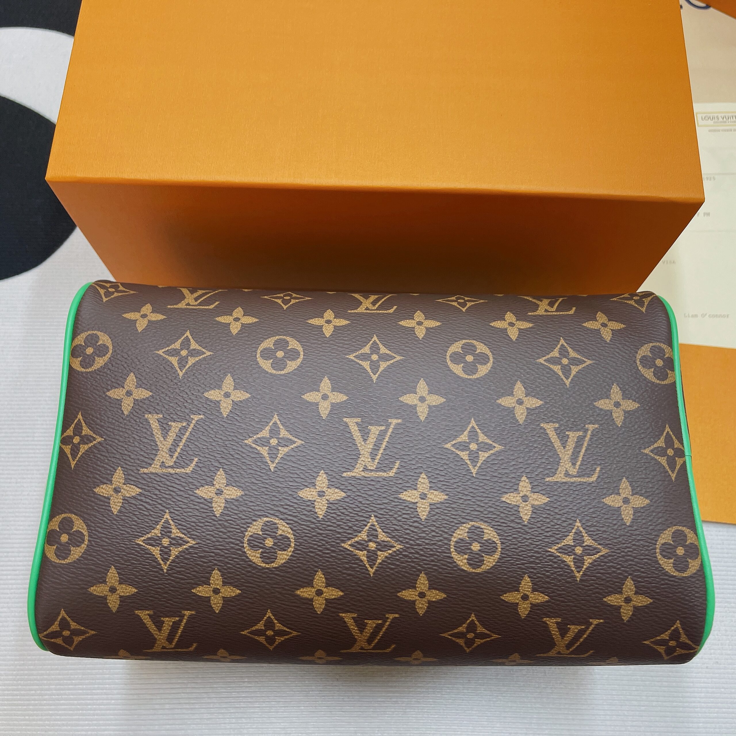 1:1 Replica Louis Vuitton Dopp Kit Poche Toilette Monogram Canvas By Virgil Abloh's Minty /Green For Women, Women's Wallets 11in/28cm LV M46253 - Image 13