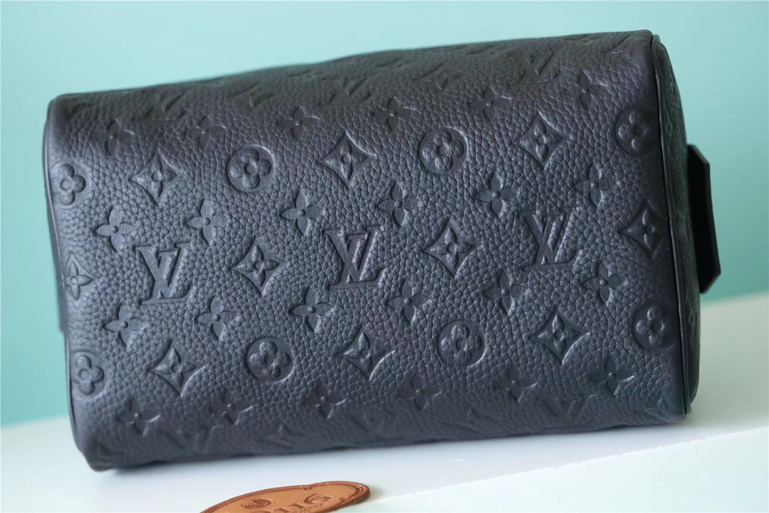 1:1 Replica Louis Vuitton Dopp Kit Toilet Pouch Monogram Empreinte Black For Women, Women's Wallets 11in/28cm LV - Image 8