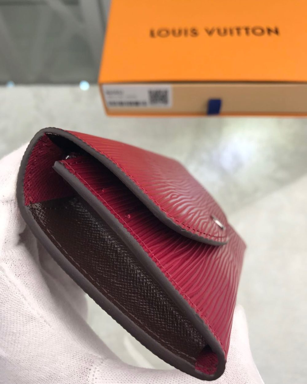 1:1 Replica Louis Vuitton Emilie Wallet Epi Fuchsia For Women, Women's Wallets 7.5in/19cm LV 