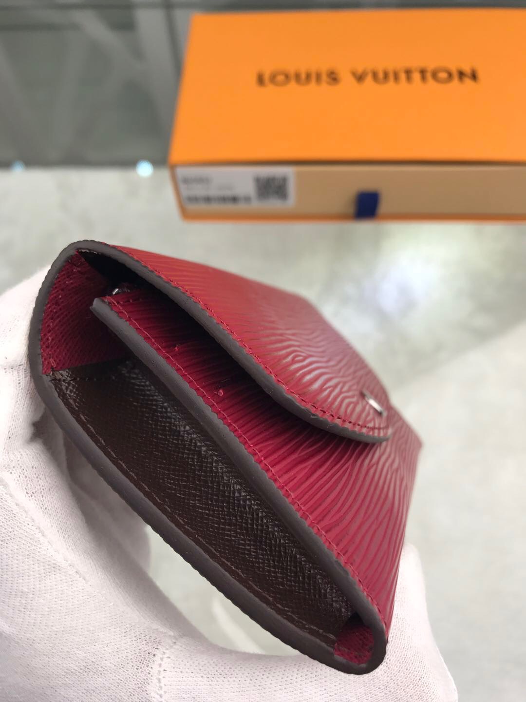 1:1 Replica Louis Vuitton Emilie Wallet Epi Fuchsia For Women, Women's Wallets 7.5in/19cm LV - Image 9