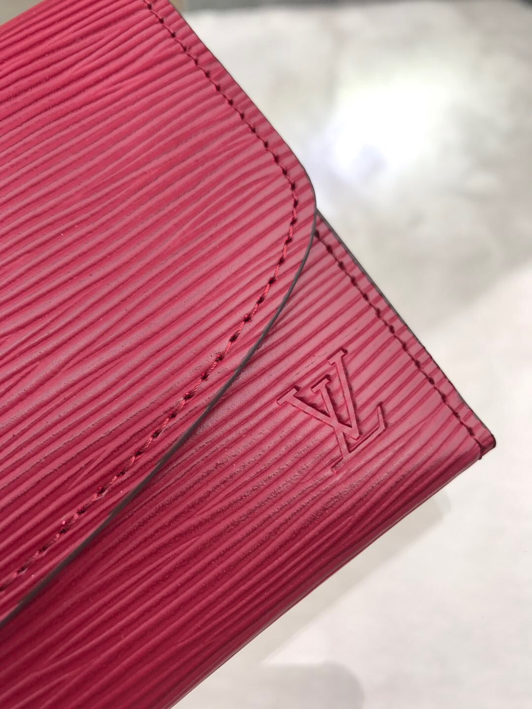 1:1 Replica Louis Vuitton Emilie Wallet Epi Fuchsia For Women, Women's Wallets 7.5in/19cm LV - Image 3