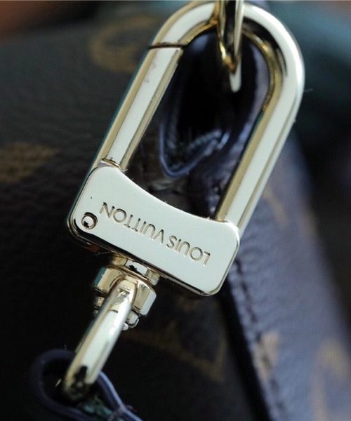 1:1 Replica Louis Vuitton Felicie Strap & Go Monogram Canvas Khaki Green For Women, Women's Wallets 6.7in/17cm LV M80091