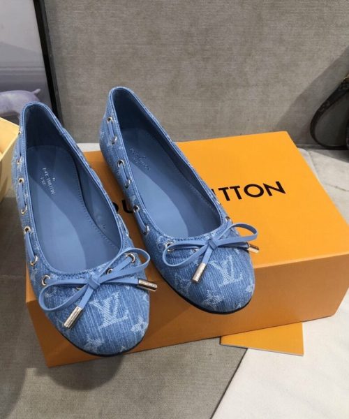 Louis Vuitton Gloria Flat Loafer Blue For Women LV
