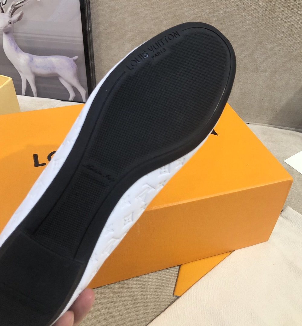 Louis Vuitton Gloria Flat Loafer White For Women LV