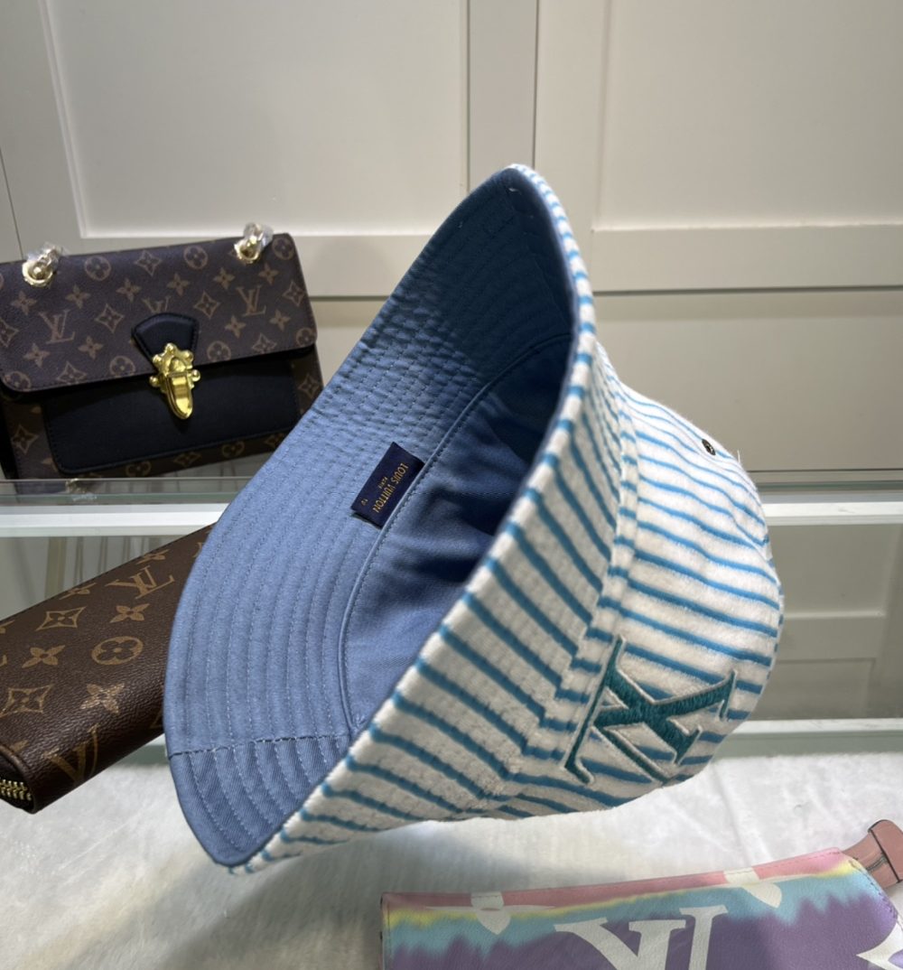 Louis Vuitton Graphical Bucket Hat White LV Cap