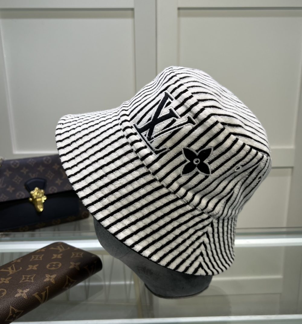 Louis Vuitton Graphical Bucket Hat White LV Cap