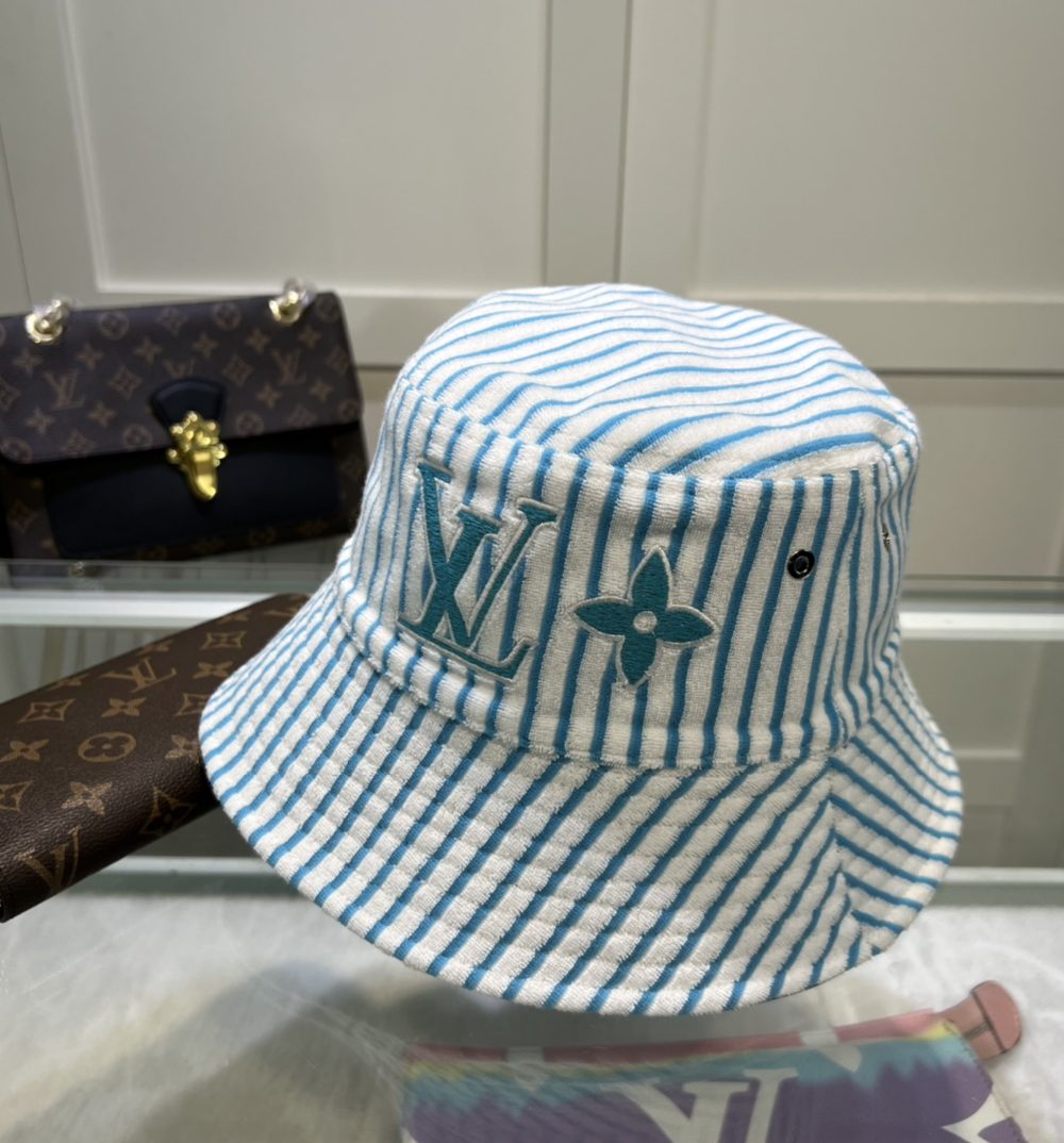 Louis Vuitton Graphical Bucket Hat White LV Cap