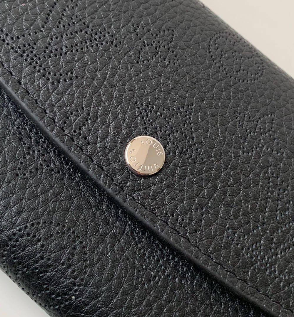 1:1 Replica Louis Vuitton Iris Wallet Monogram Canvas Black For Women, Women's Wallet 7.48in/19cm LV M60143