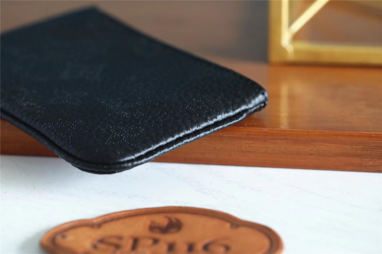 1:1 Replica Louis Vuitton Key Pouch Mahina Black For Women, Women's Wallets 5.1in/13cm LV - Image 9