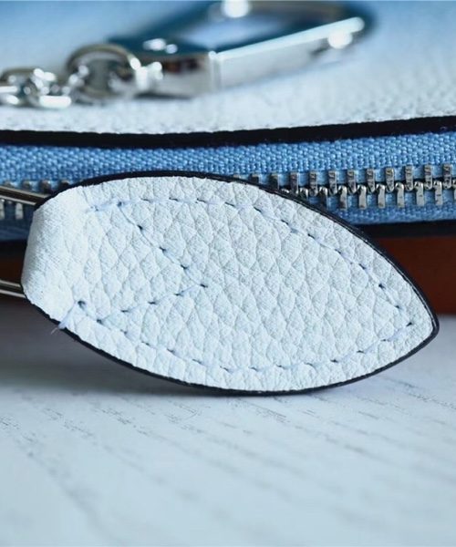 1:1 Replica Louis Vuitton Key Pouch Mahina Magnolia Blue For Women, Women's Wallets 5.1in/13cm LV 