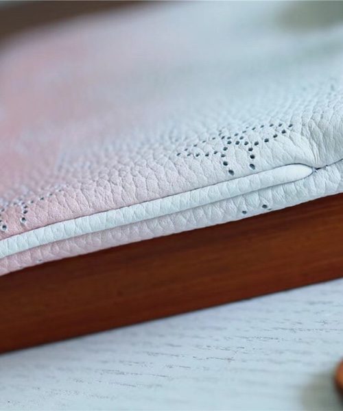 1:1 Replica Louis Vuitton Key Pouch Mahina Magnolia Pink For Women, Women's Wallets 5.1in/13cm LV M69508