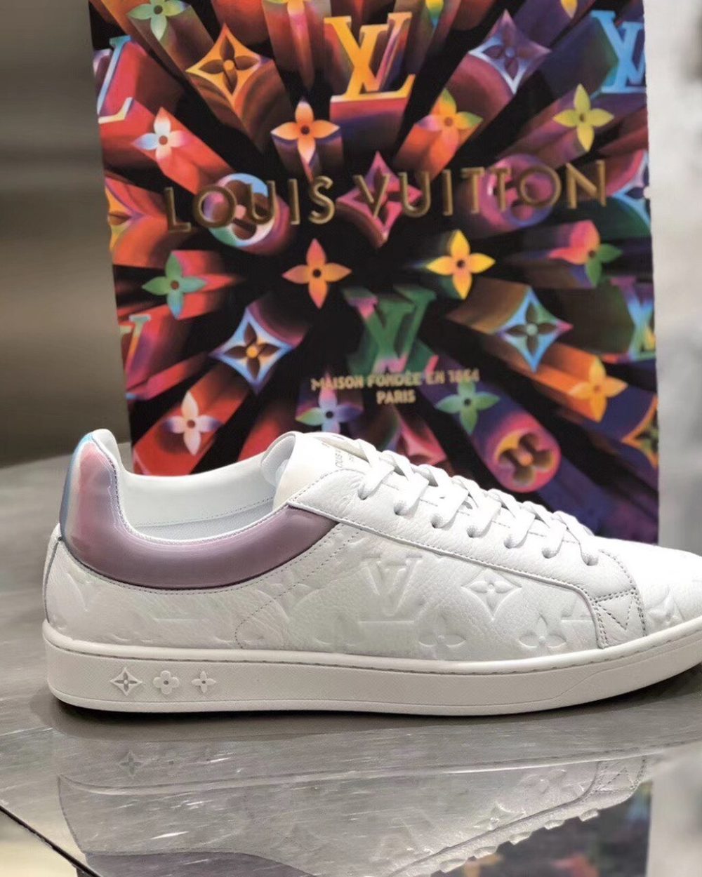 Louis Vuitton Luxembourg Sneaker Monogram Canvas White For Women LV