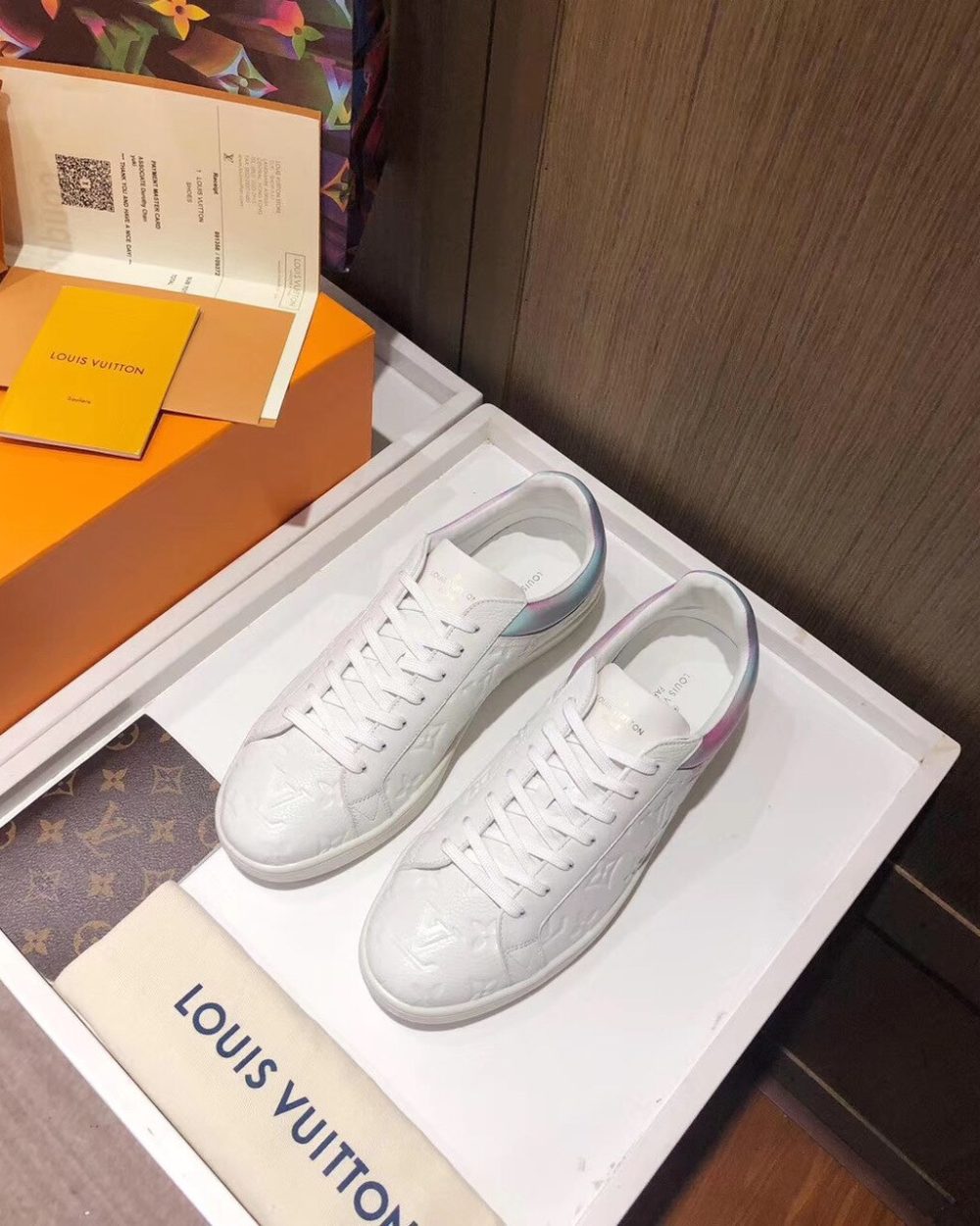 Louis Vuitton Luxembourg Sneaker Monogram Canvas White For Women LV