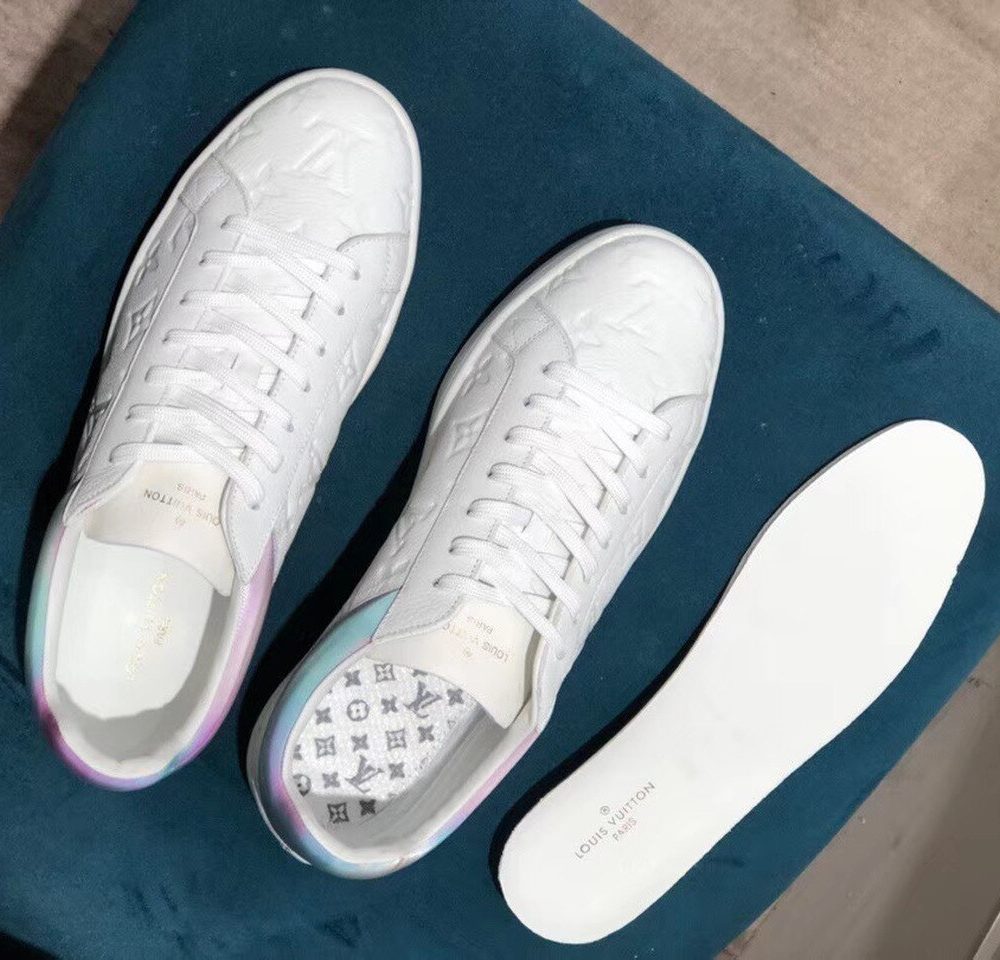 Louis Vuitton Luxembourg Sneaker Monogram Canvas White For Women LV