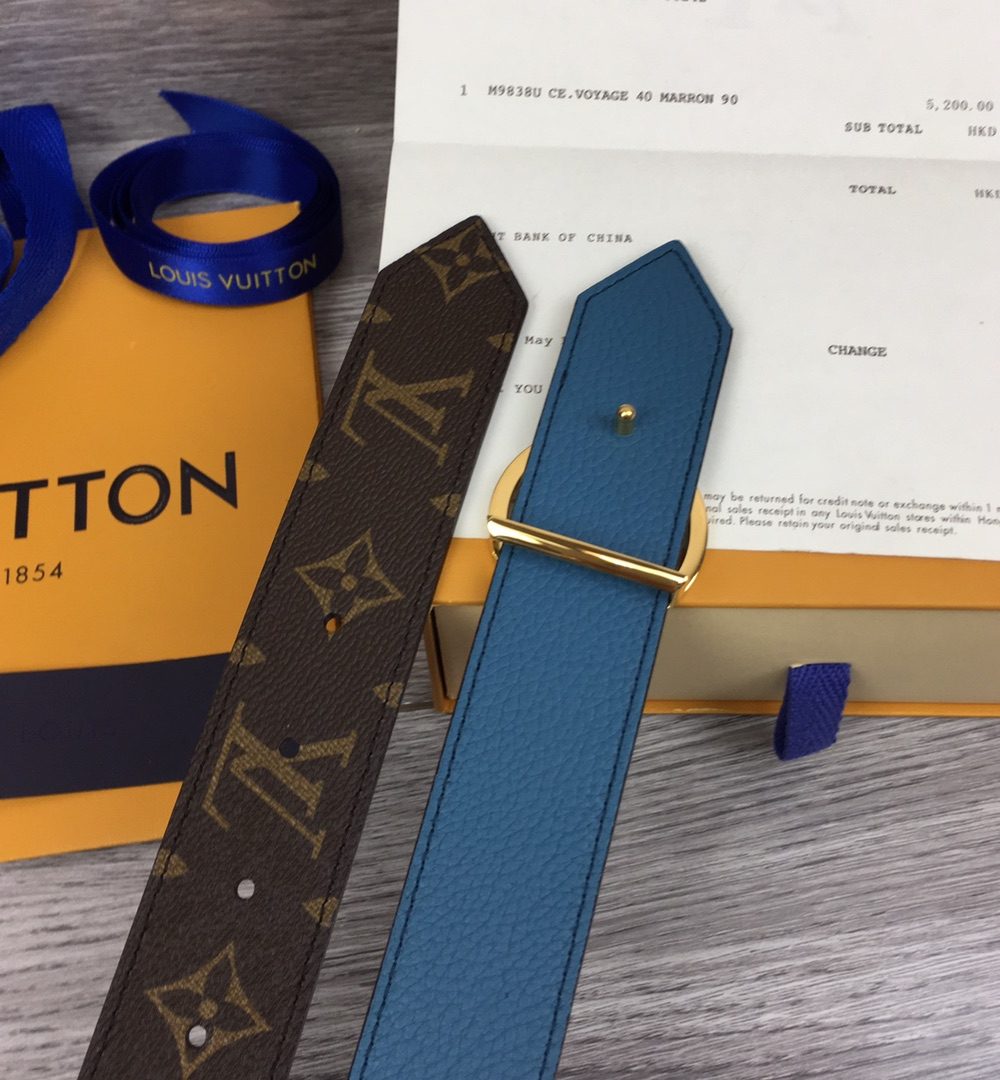1:1 Replica Louis Vuitton LV Circle Reversible Belt Monogram Canvas, LV Women Belt