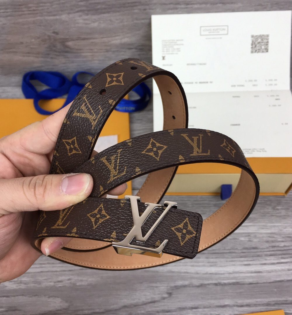 1:1 Replica Louis Vuitton LV Iconic Reversible Belt Monogram Canvas, LV Women Belt M0527V